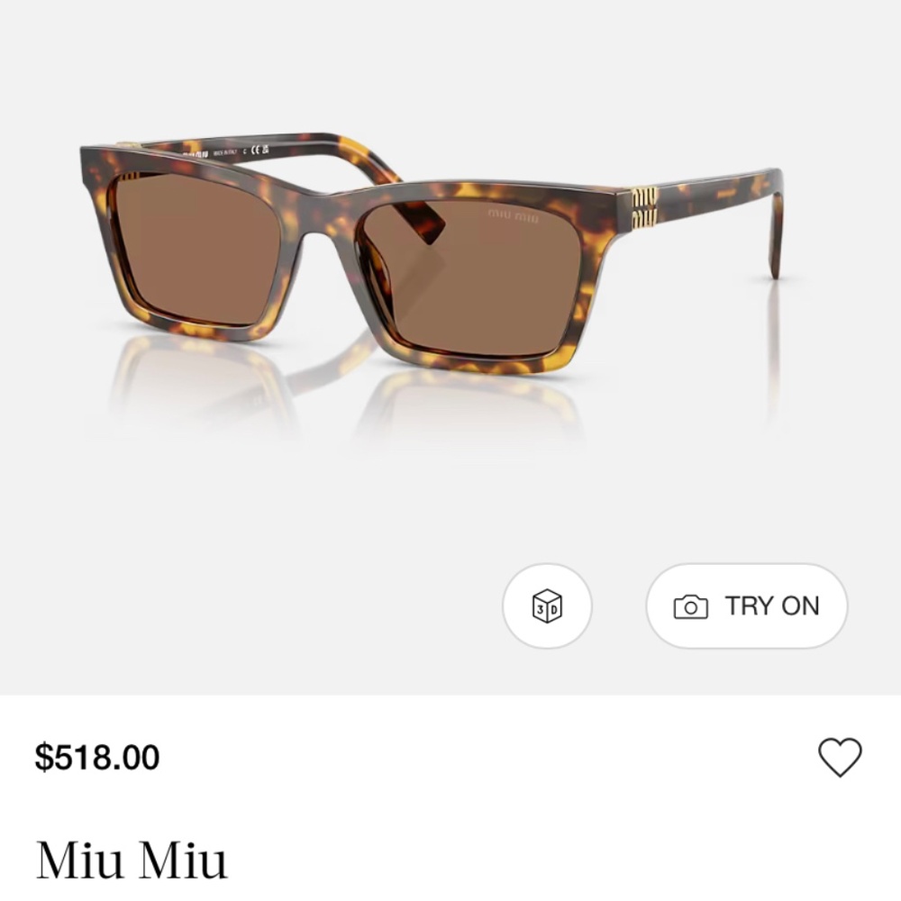BRAND NEW WITH TAGS AND BOX MIU MIU SUNGLASSES!